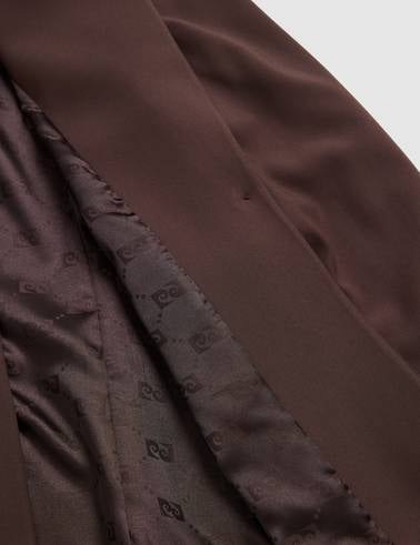 Kahverengi Slim Fit Ceket