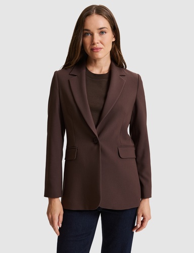 Kahverengi Slim Fit Ceket