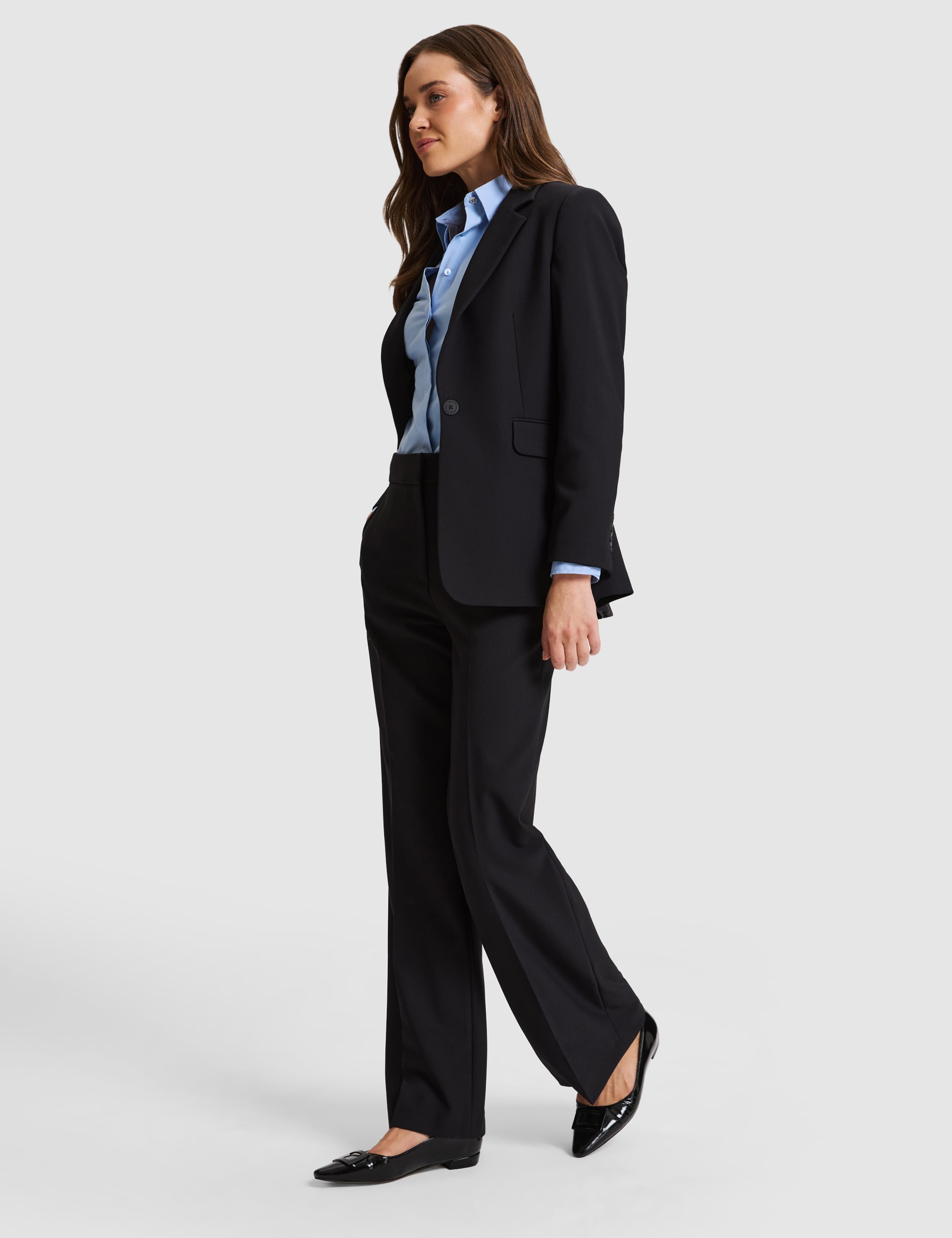 Siyah Slim Fit Ceket - Image 4