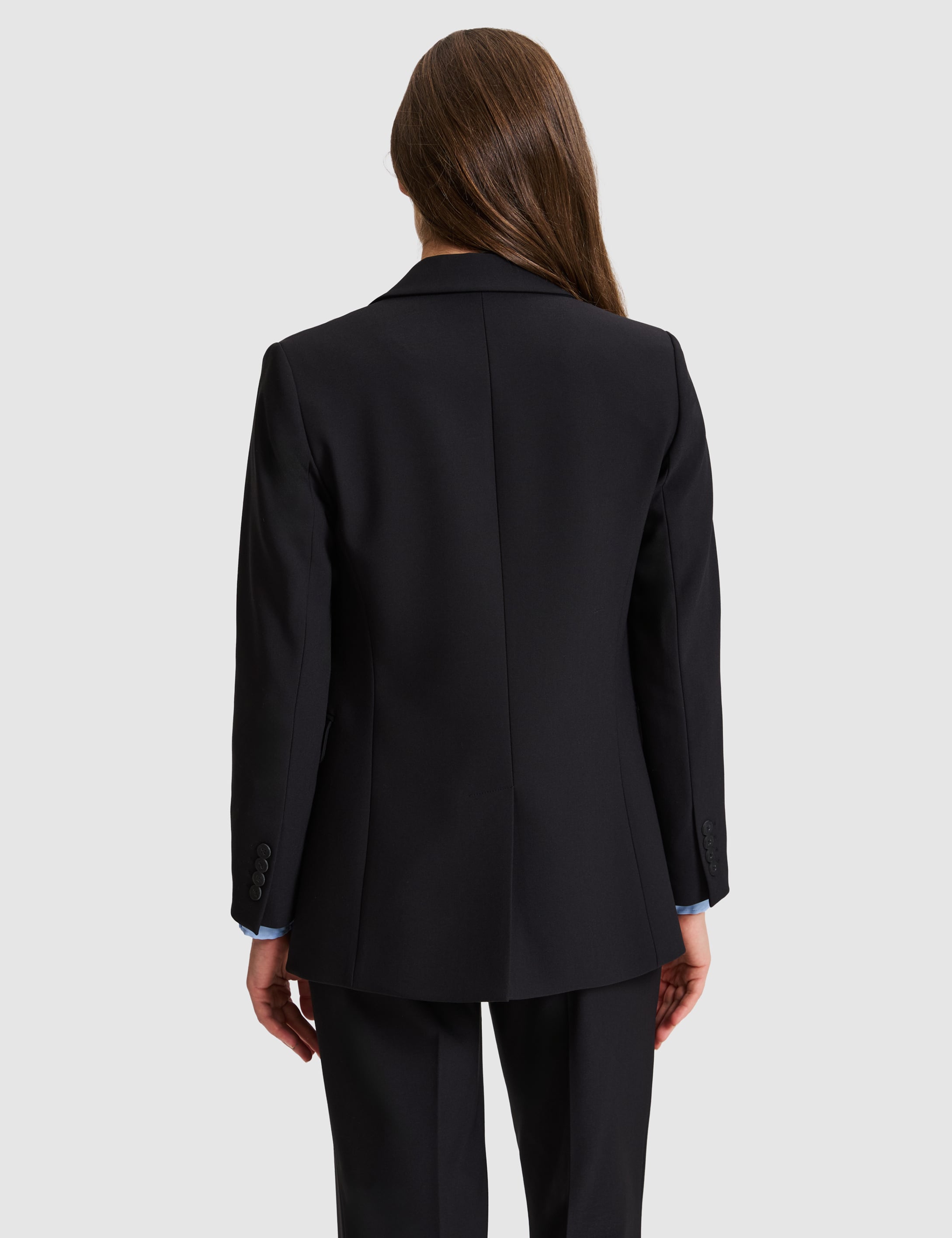 Siyah Slim Fit Ceket - Image 5