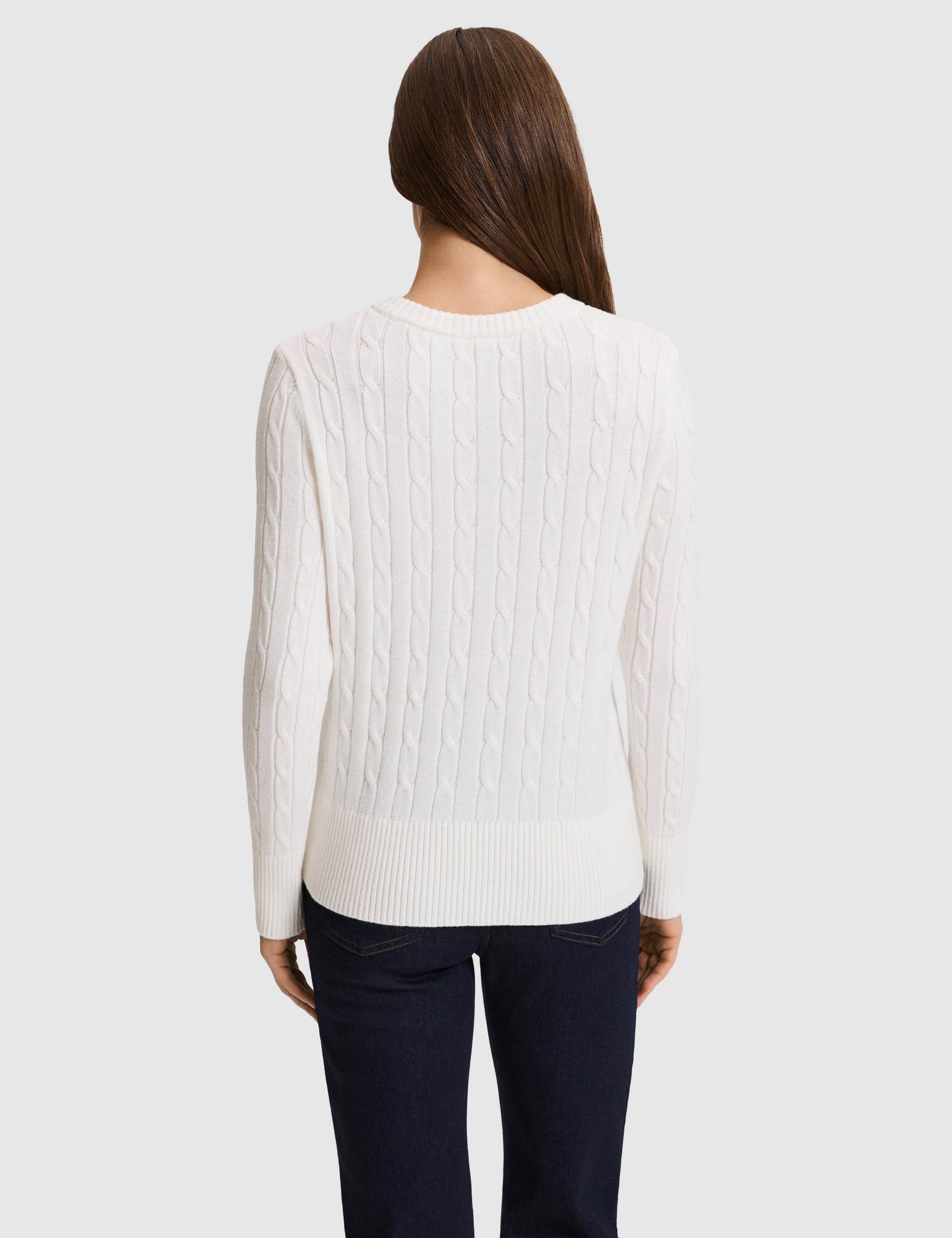 Beyaz Regular Fit Triko Hırka