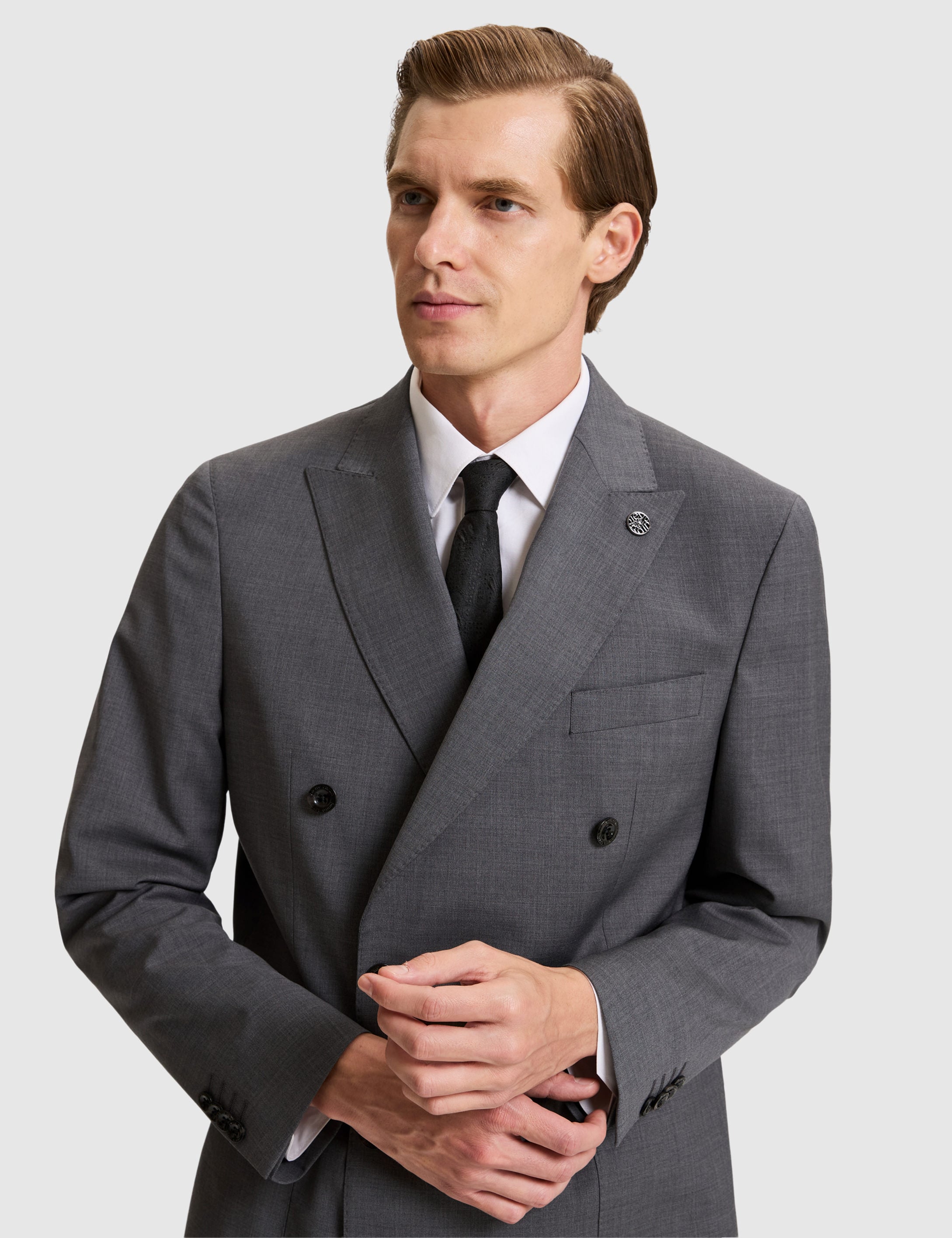 Füme SLIM TAILORED Takım Elbise - 50328721083