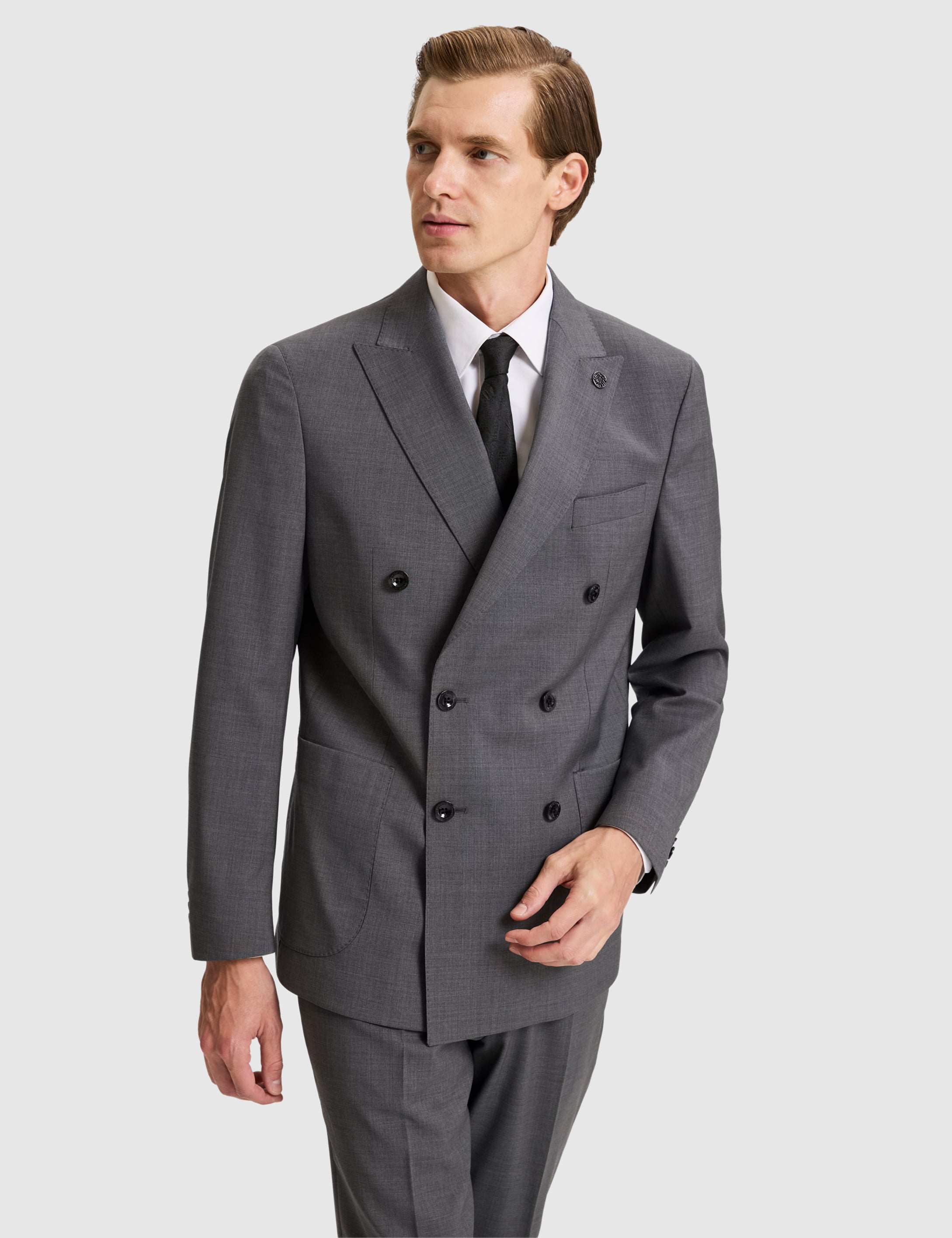 Füme SLIM TAILORED Takım Elbise