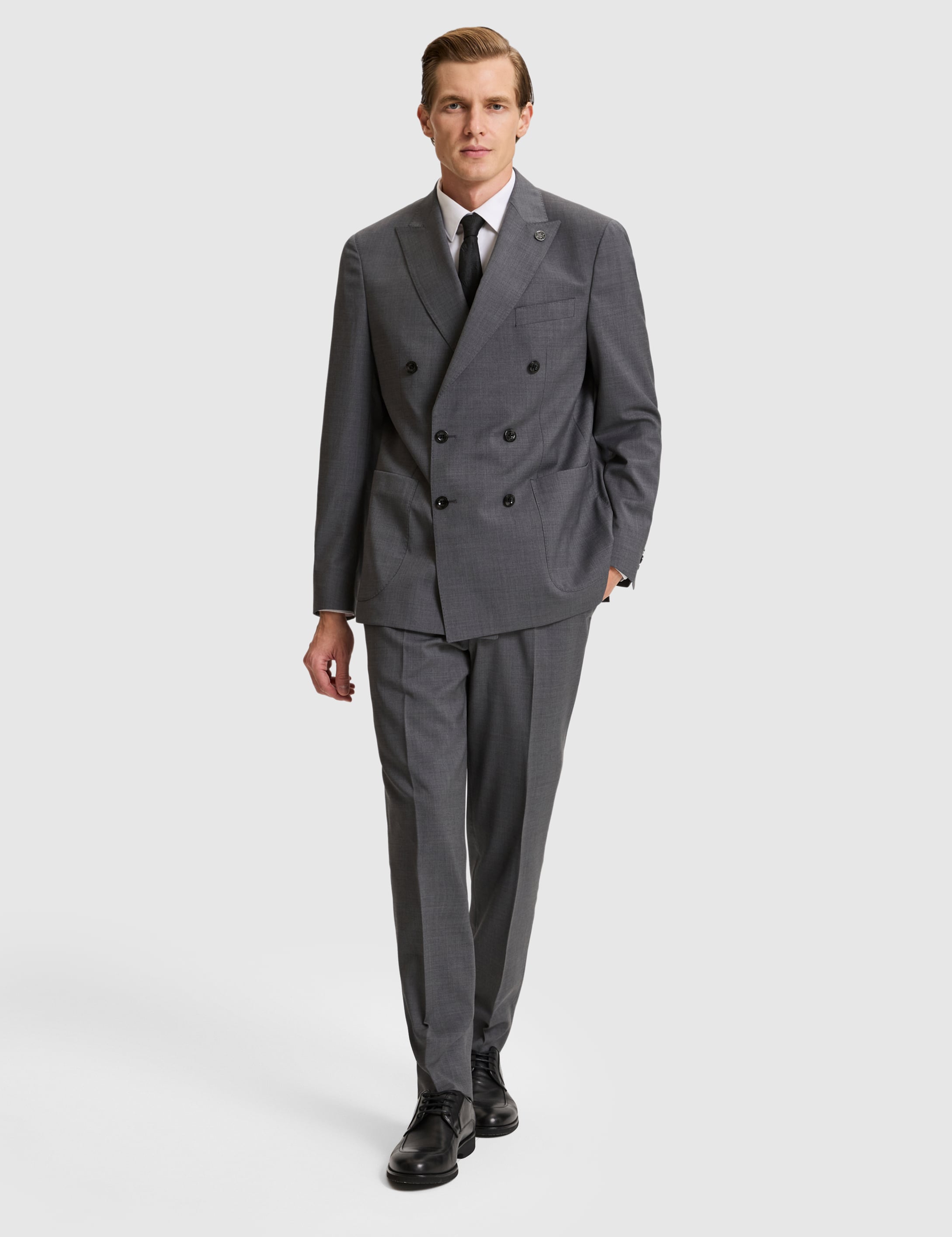 Füme SLIM TAILORED Takım Elbise - 50328721083