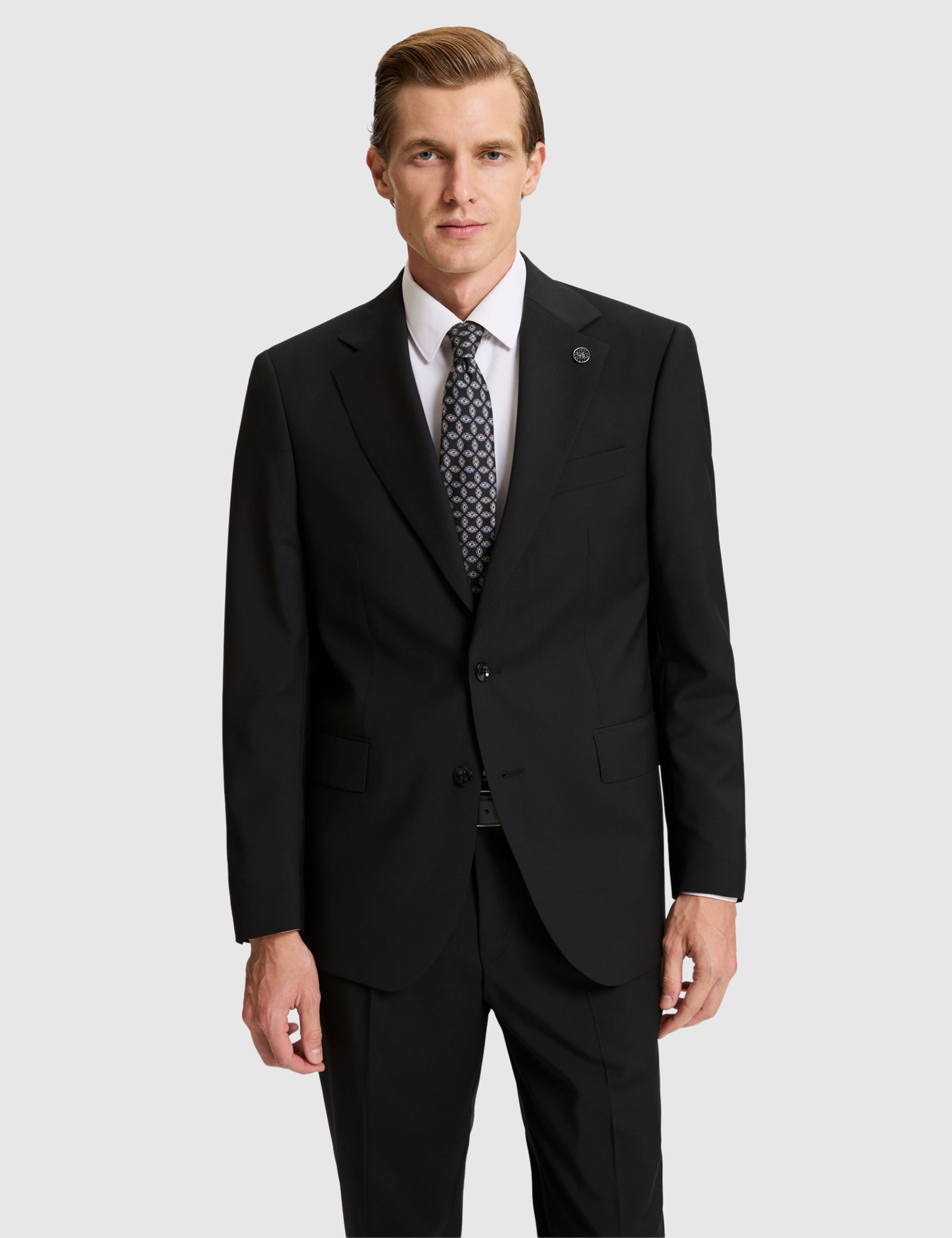 Siyah SLIM TAILORED Takım Elbise - 50328697050