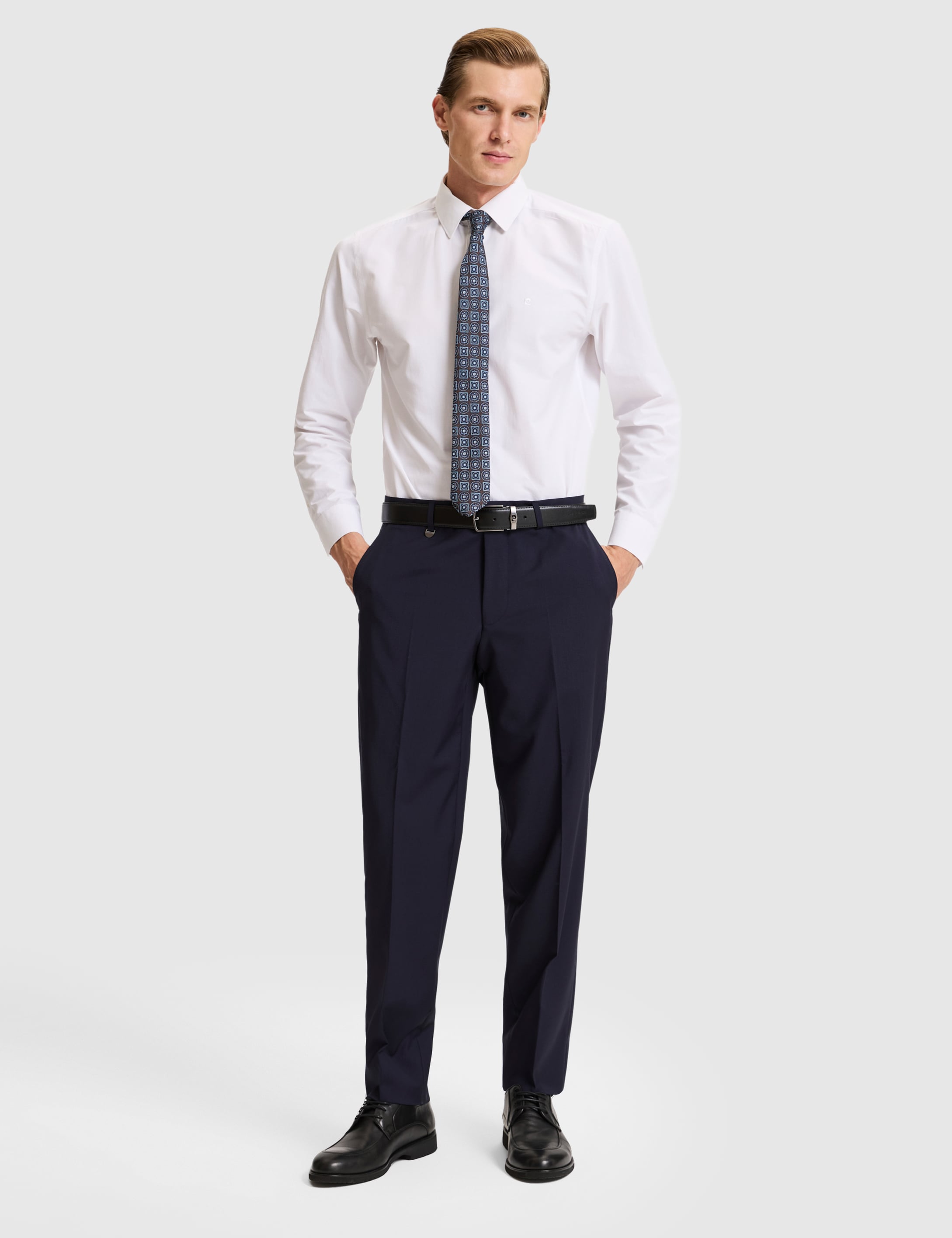 Lacivert SLIM TAILORED Kumaş Pantolon