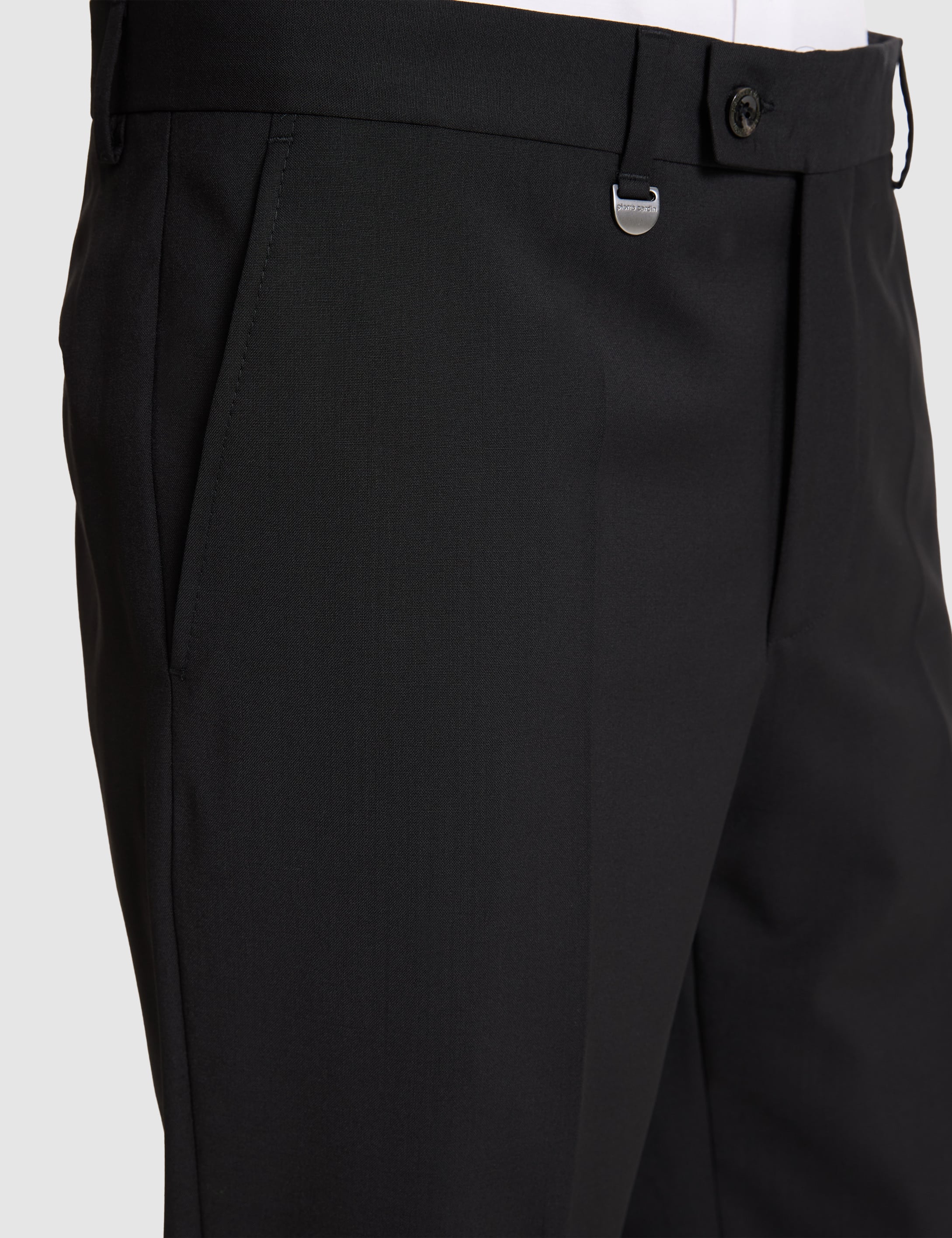 Siyah SLIM TAILORED Kumaş Pantolon - 50331725047