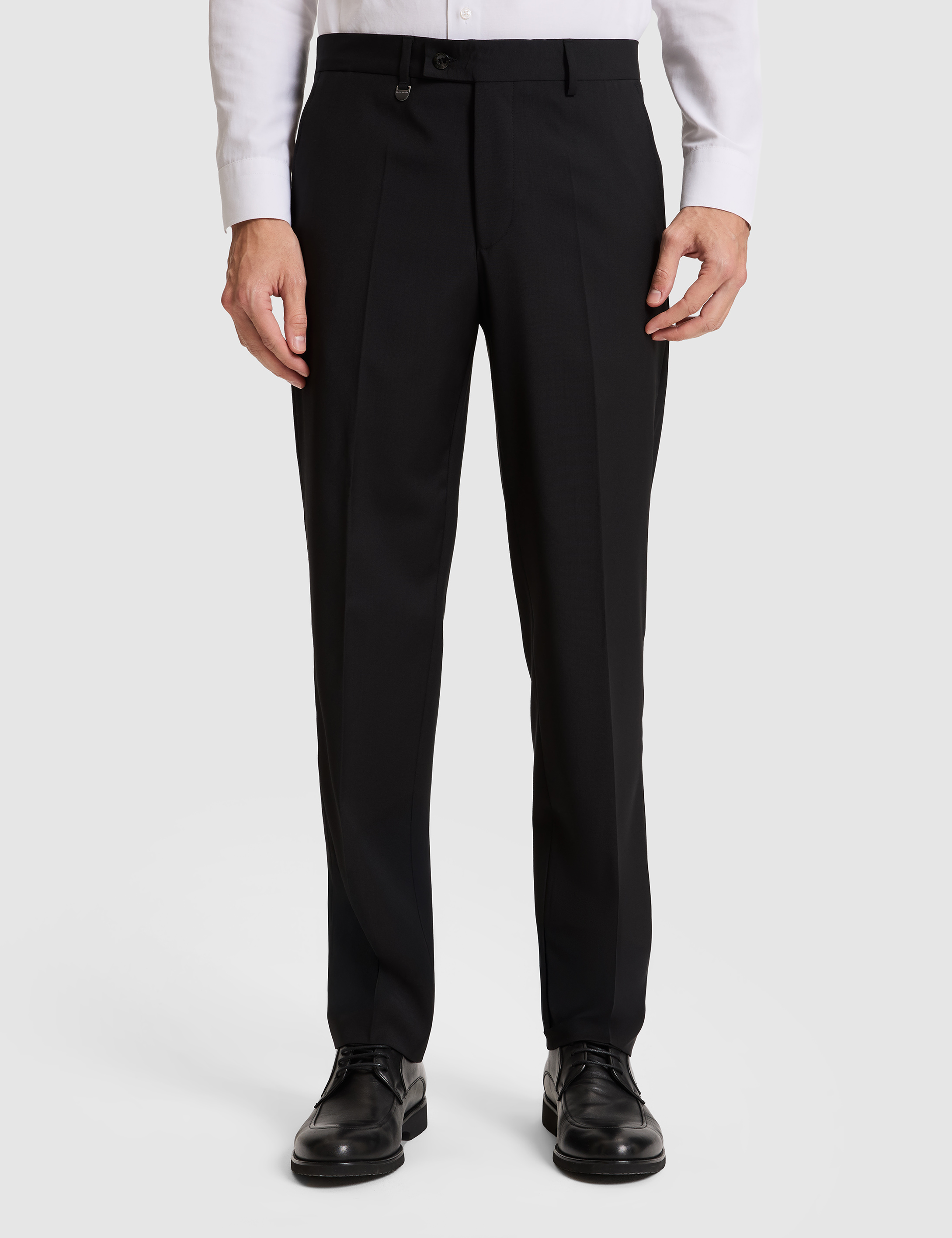 Siyah SLIM TAILORED Kumaş Pantolon