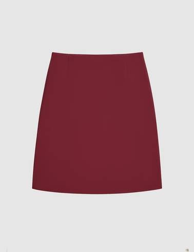 Bordo Dokuma Etek