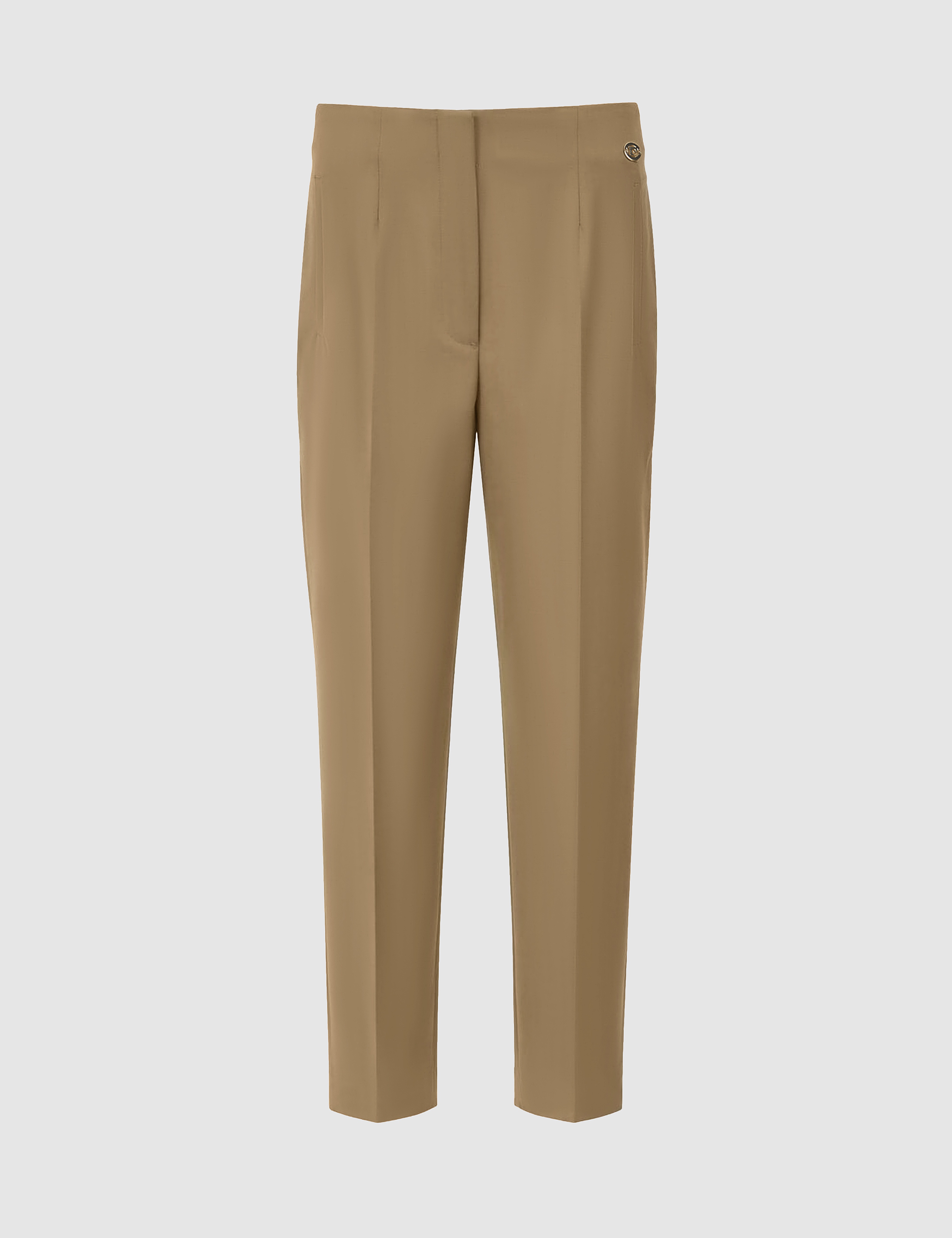 Bej Carrot Fit Kumaş Pantolon - Image 7