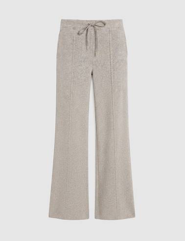 Bej Flare Fit Eşofman Altı