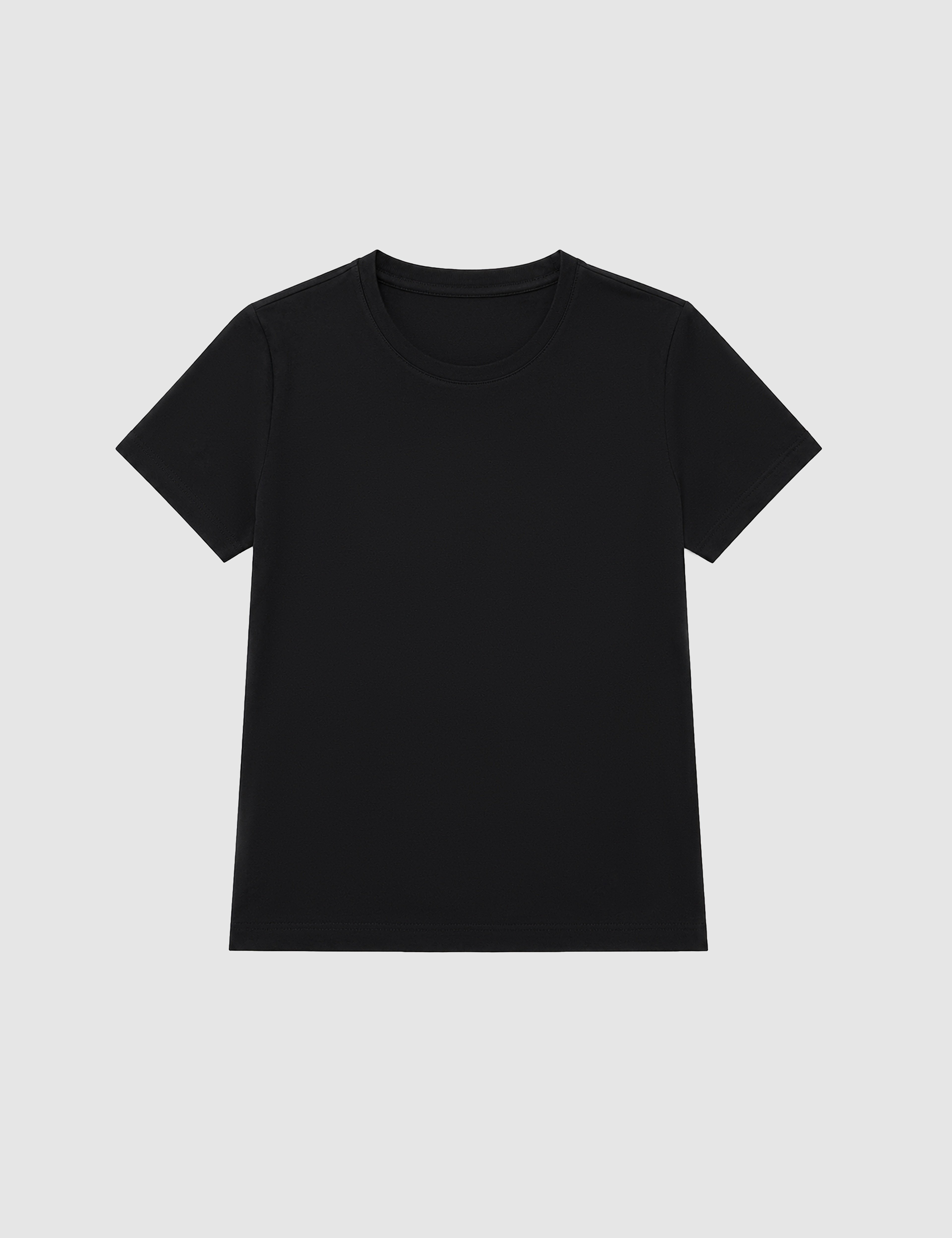 Siyah Regular Fit Basic Tişört
