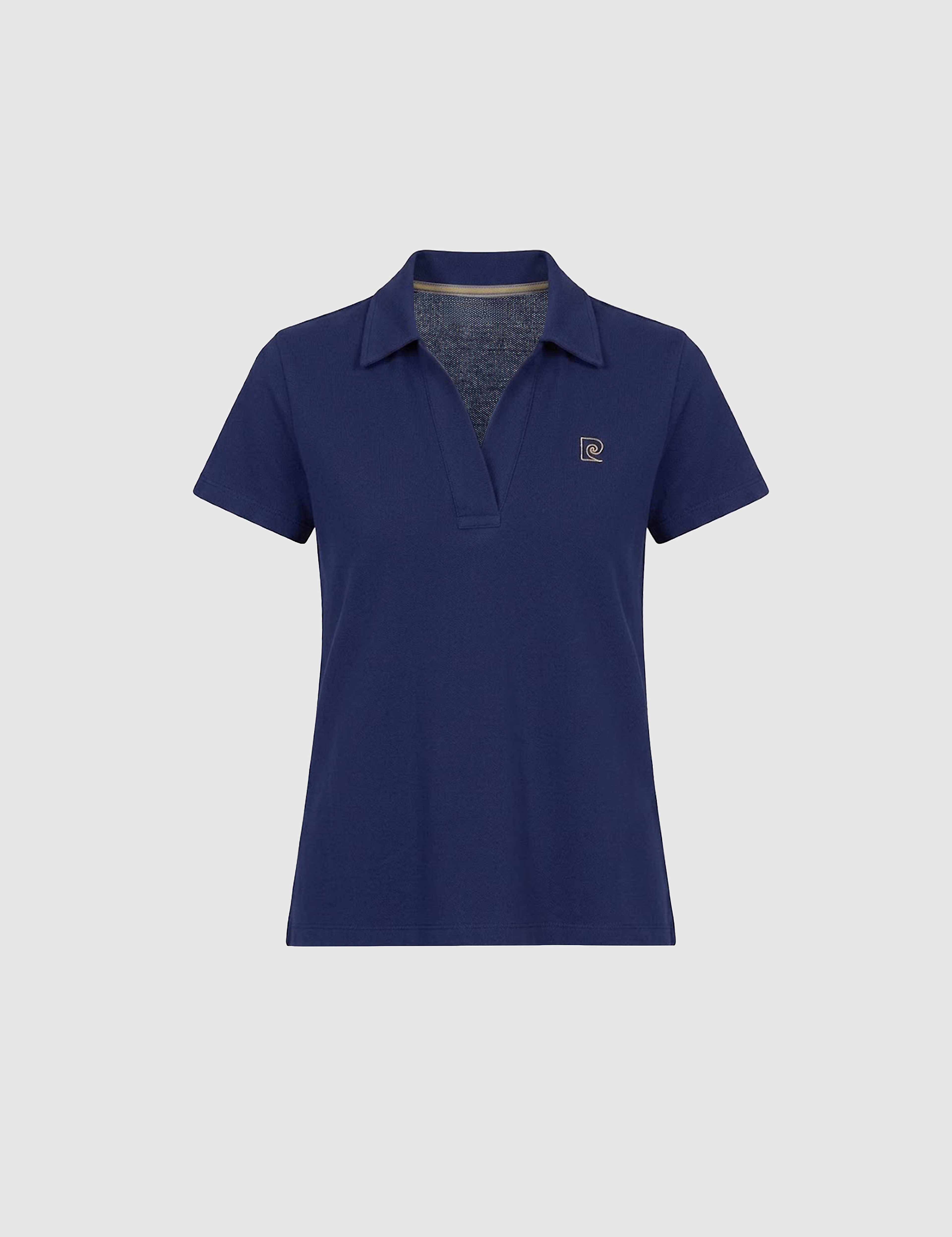 Lacivert A Kesim Comfort Polo Yaka Basic Tişört - Image 7