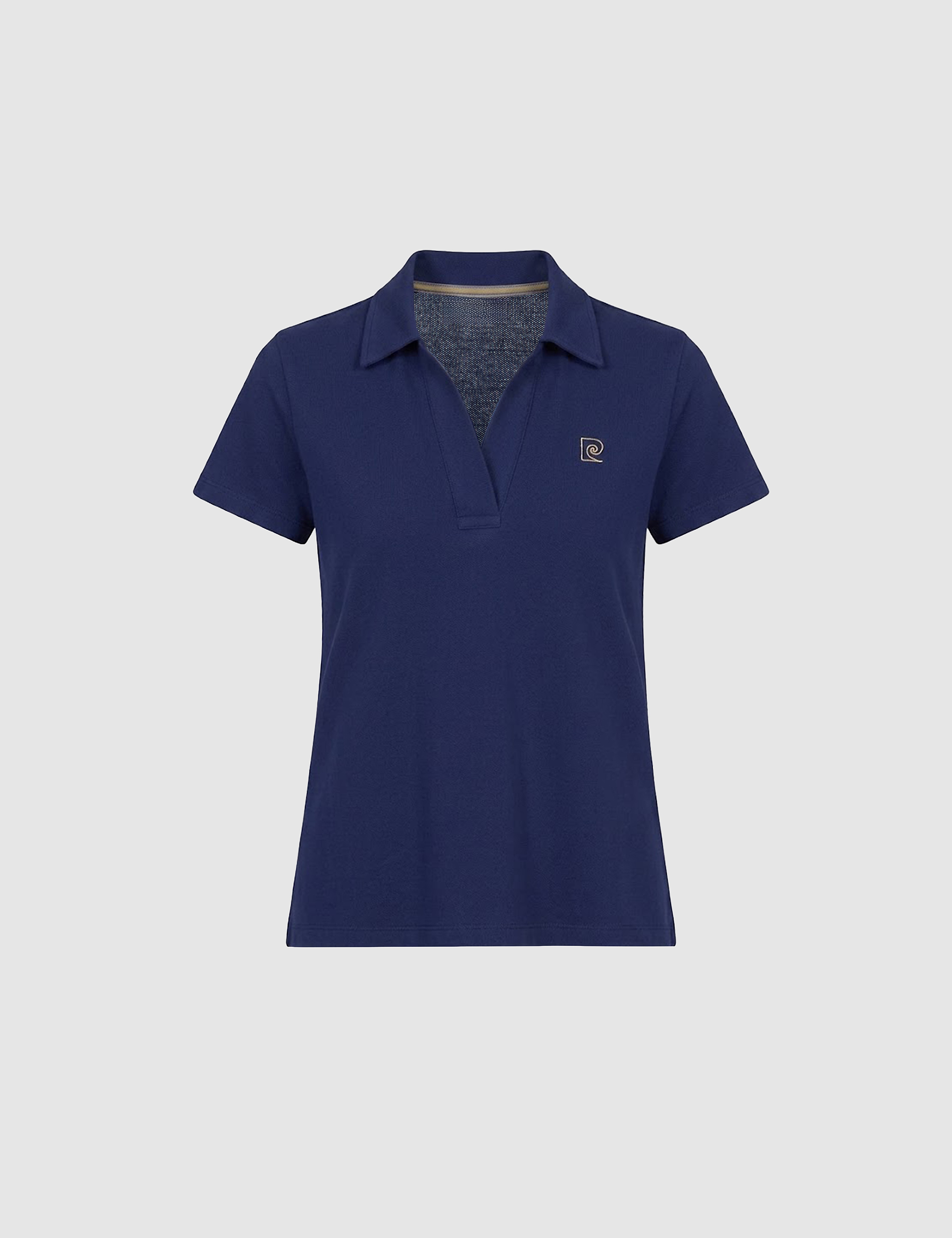 Lacivert A Kesim Comfort Polo Yaka Basic Tişört