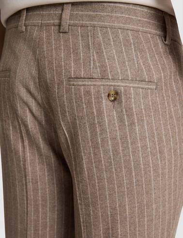 Açık Kahverengi Slim Fit Takım Elbise