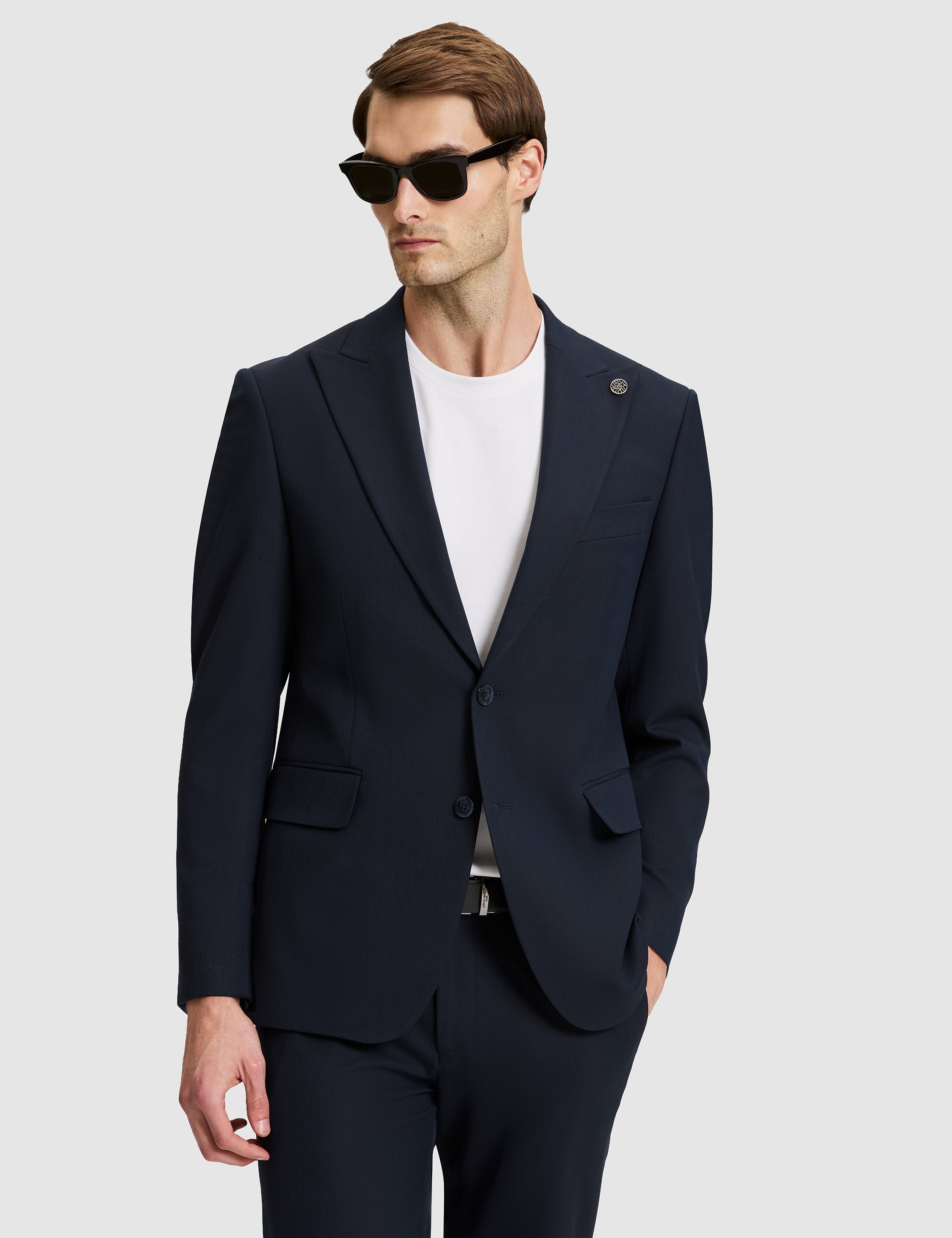 Lacivert Slim Fit Takım Elbise