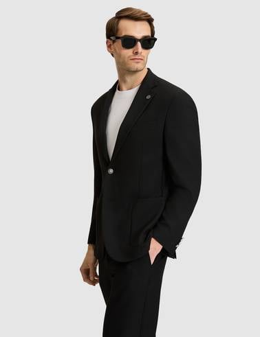 Siyah SLIM TAILORED Ceket