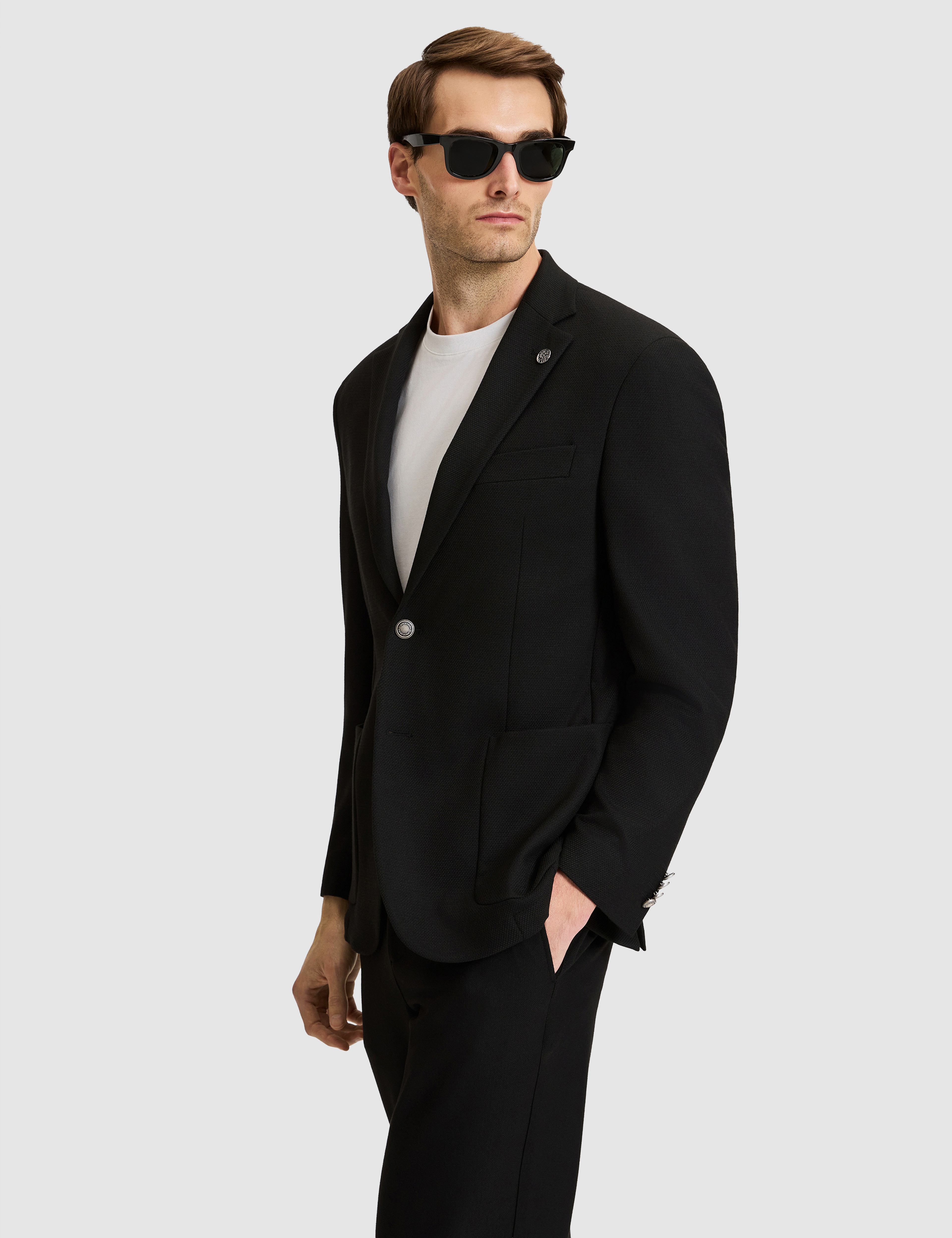 Siyah SLIM TAILORED Ceket