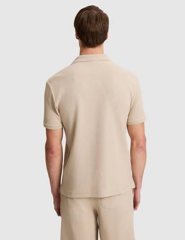 Koyu Bej Regular Fit Polo Yaka Tişört