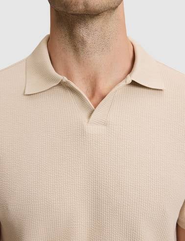 Koyu Bej Regular Fit Polo Yaka Tişört