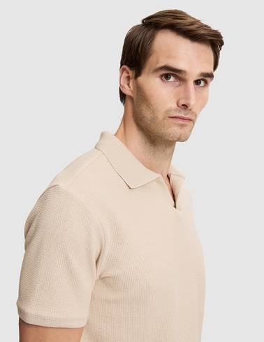 Koyu Bej Regular Fit Polo Yaka Tişört