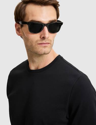 Siyah Regular Fit Basic Tişört