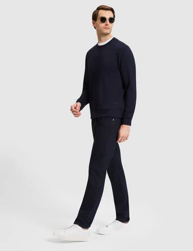 Lacivert Regular Fit Sweatshirt