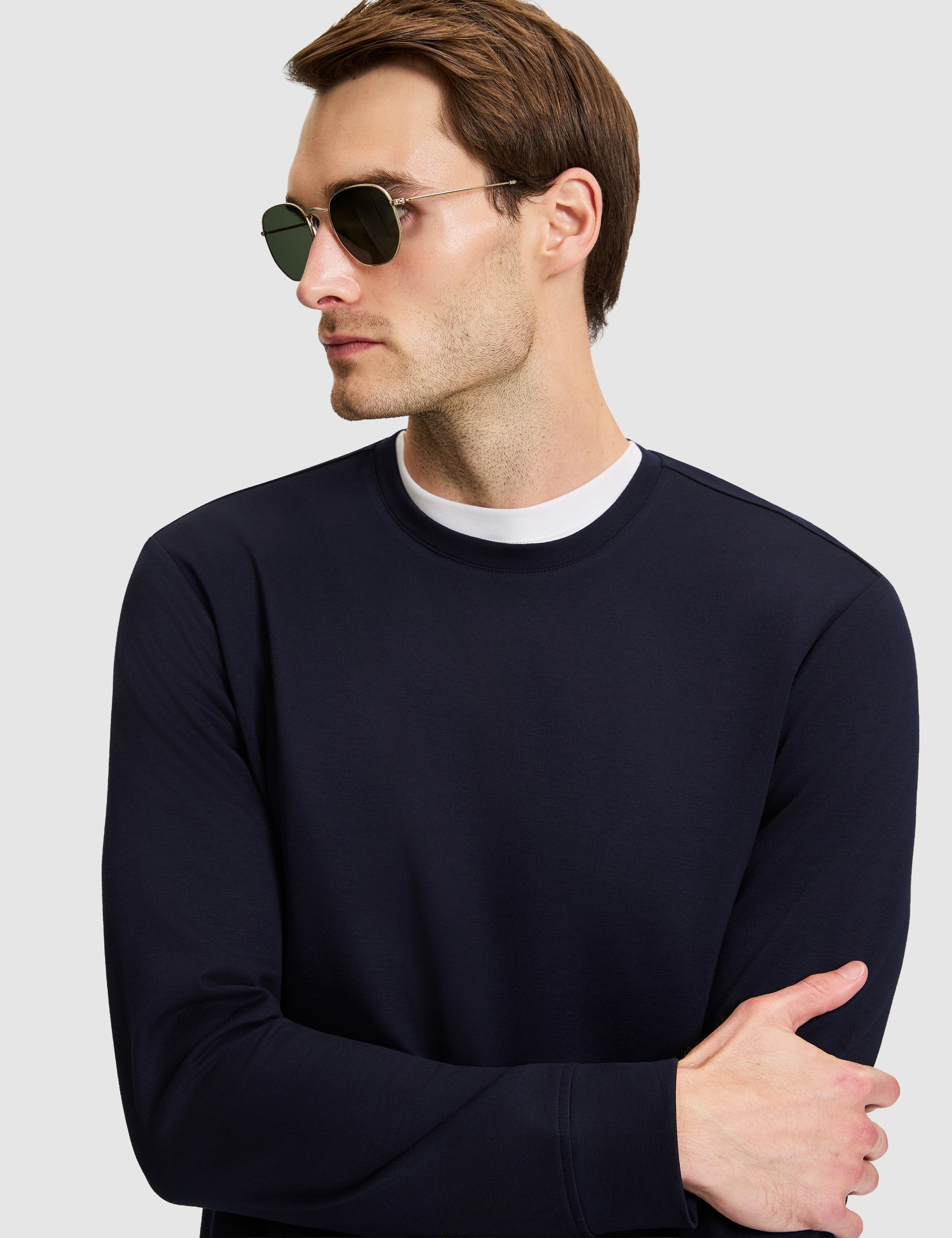 Lacivert Regular Fit Sweatshirt - Image 2