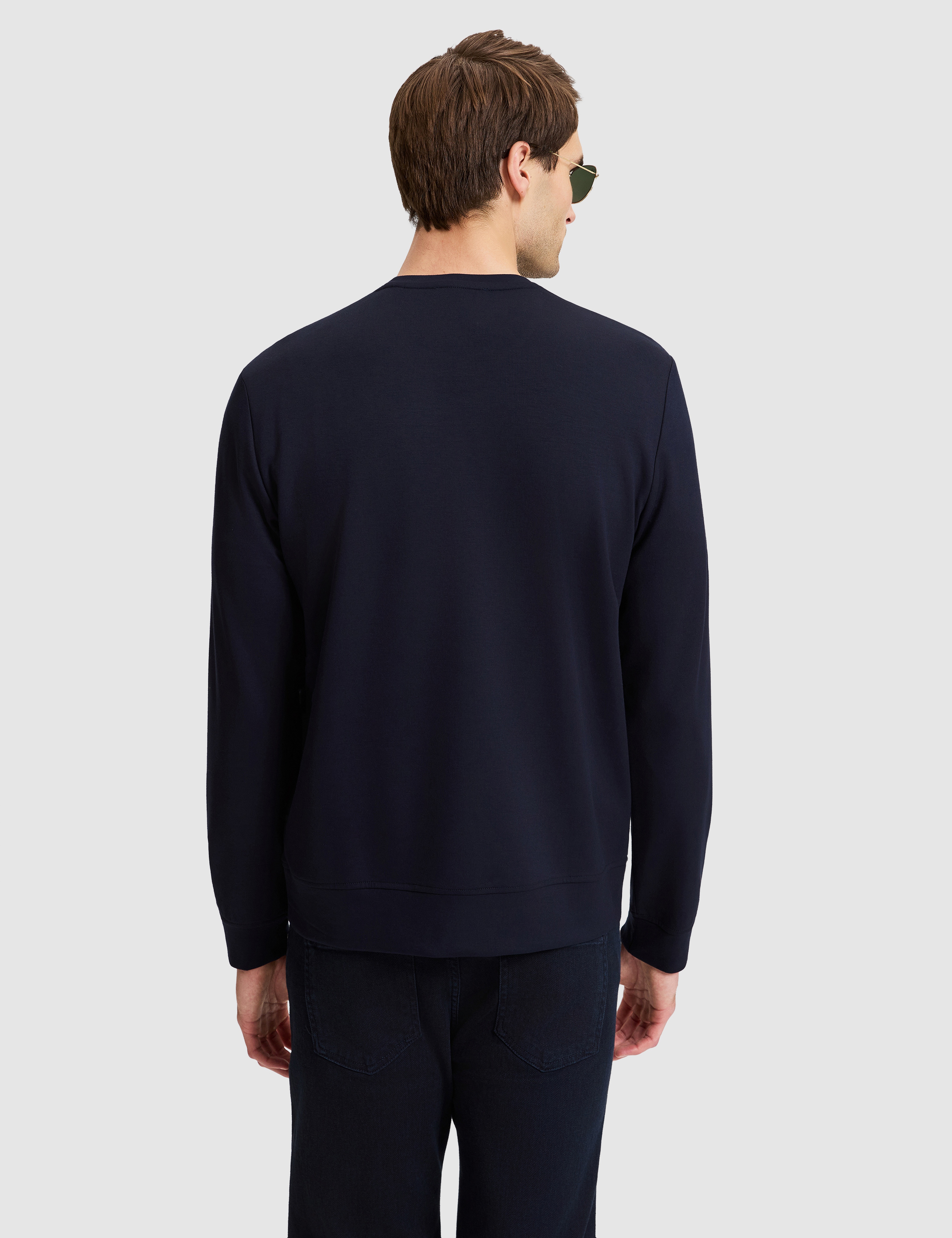 Lacivert Regular Fit Sweatshirt - Image 5