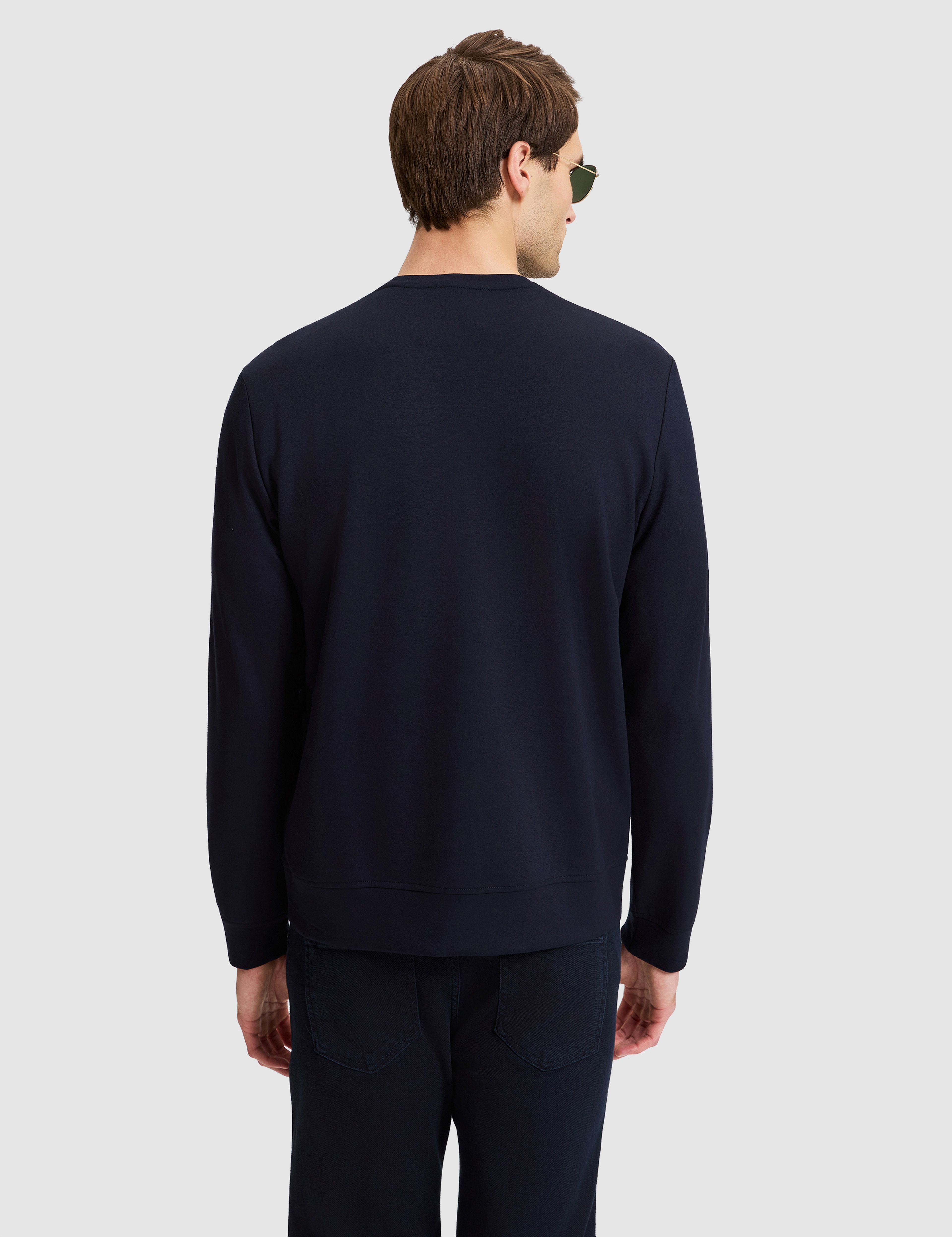 Lacivert Regular Fit Sweatshirt