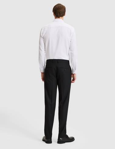 Siyah SLIM TAILORED Kumaş Pantolon