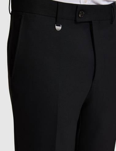 Siyah SLIM TAILORED Kumaş Pantolon