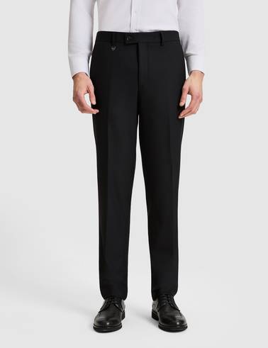 Siyah SLIM TAILORED Kumaş Pantolon