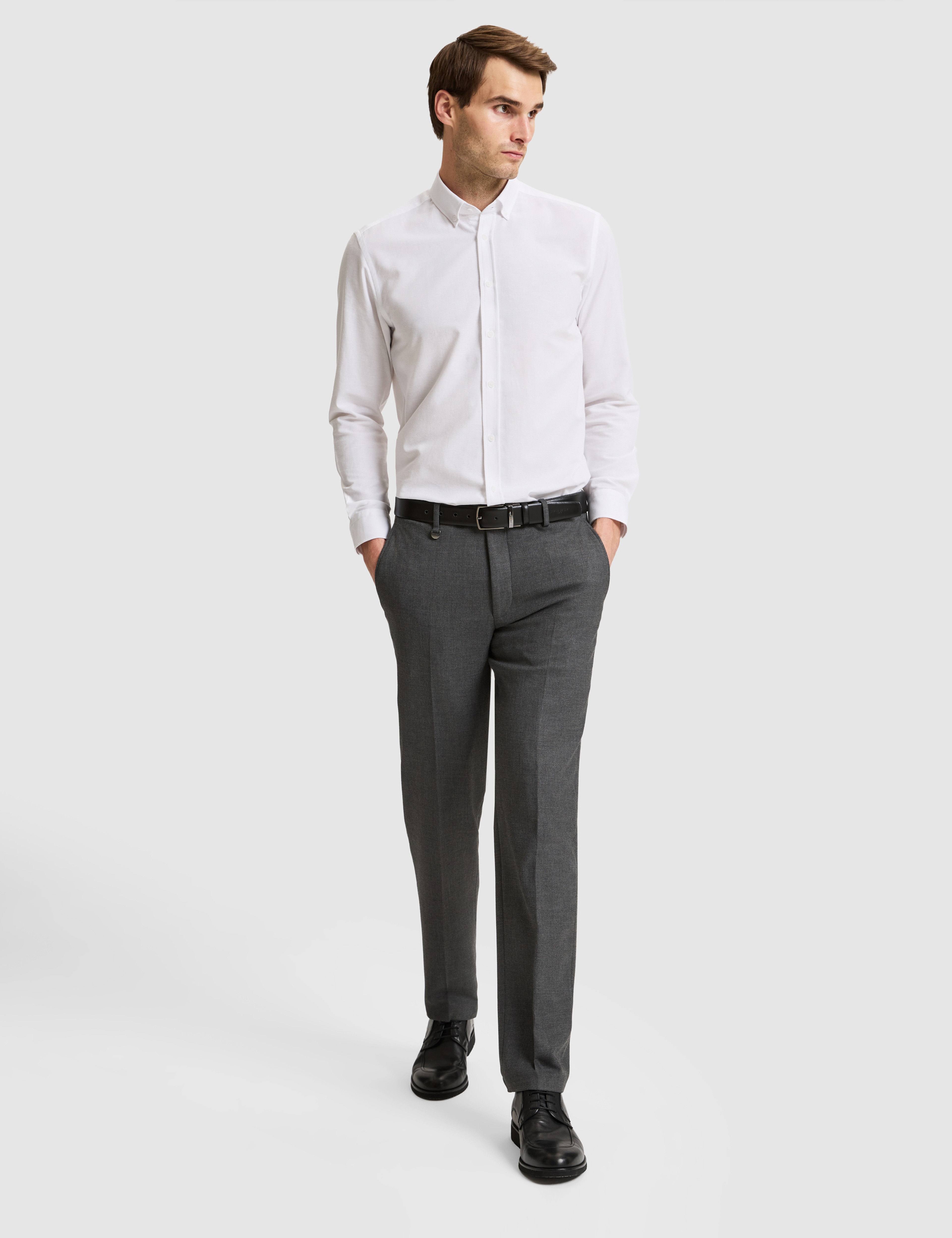 Füme SLIM TAILORED Kumaş Pantolon - Image 1