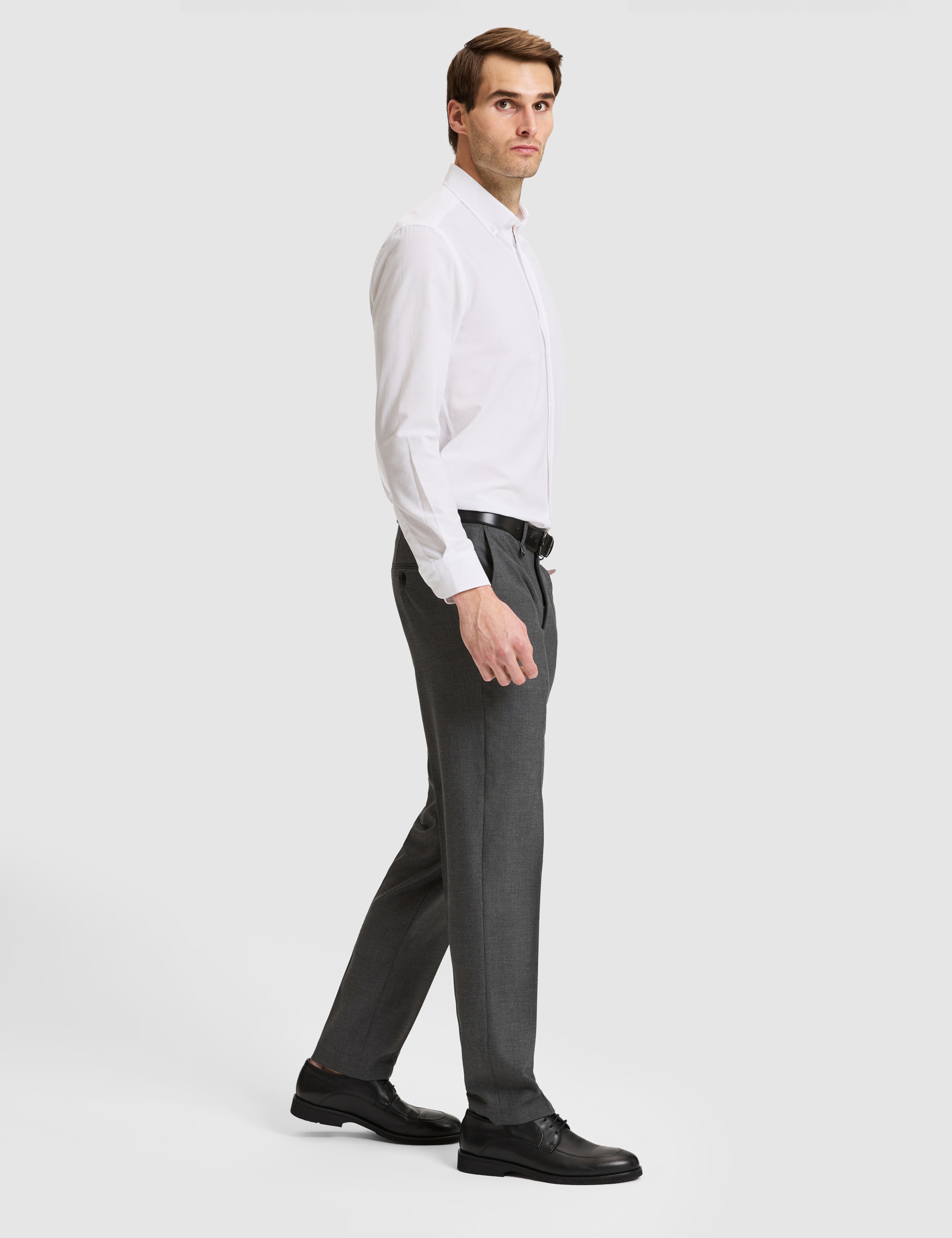 Füme SLIM TAILORED Kumaş Pantolon - Image 3