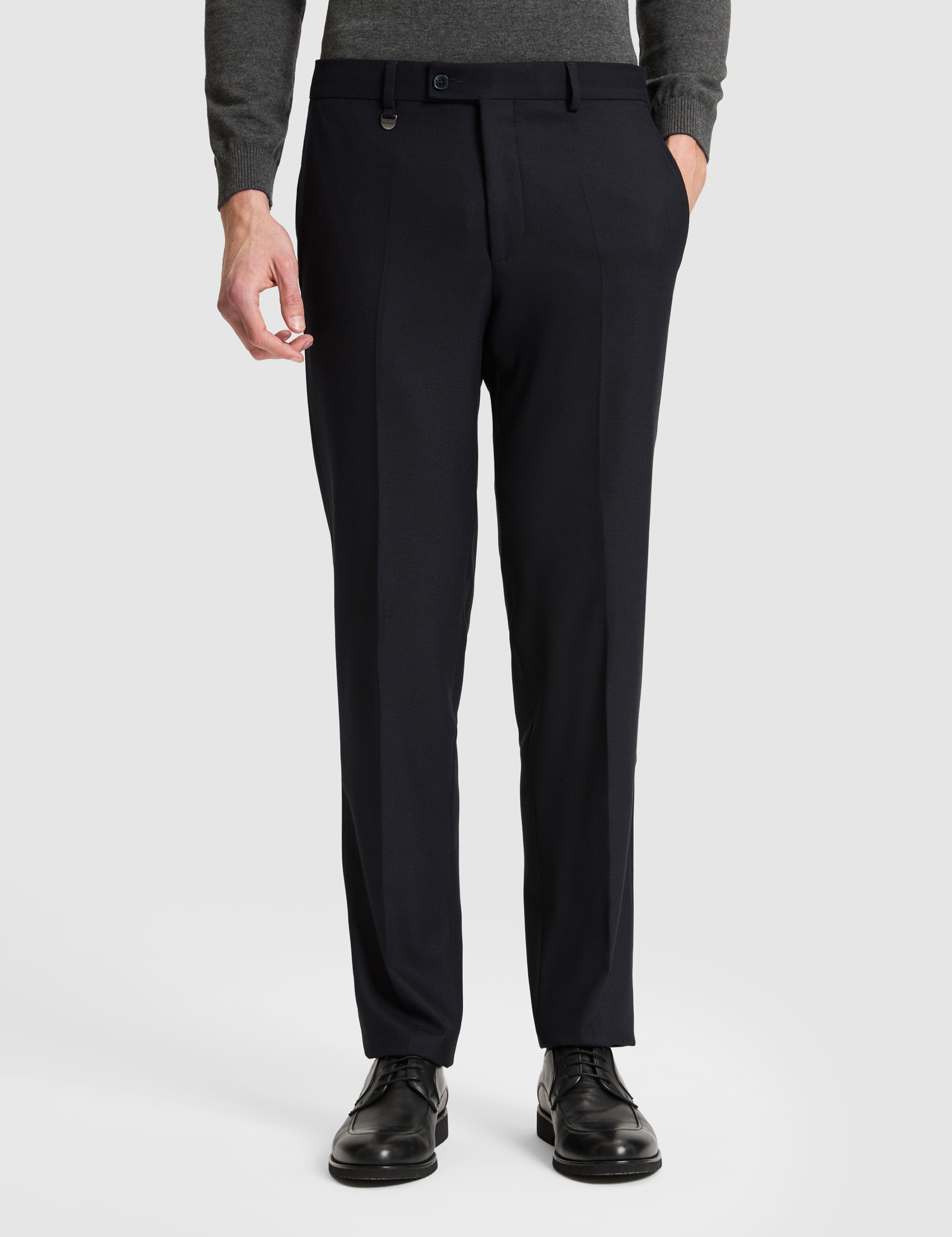 Lacivert SLIM TAILORED Kumaş Pantolon - Image 4