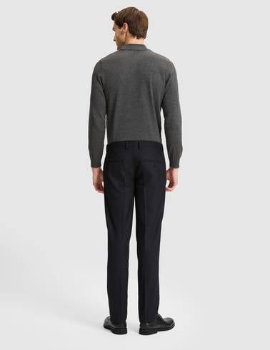 Lacivert SLIM TAILORED Kumaş Pantolon