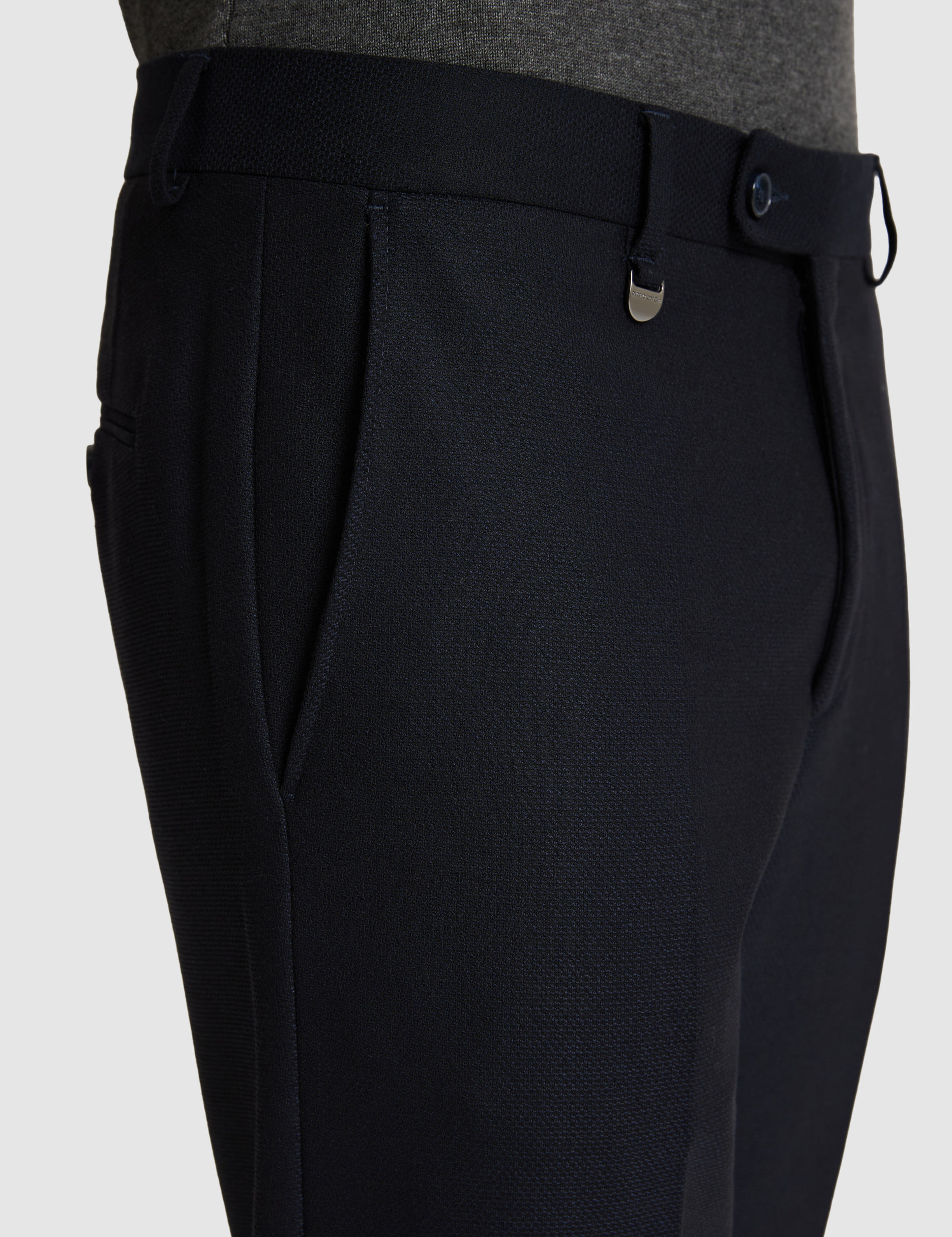 Lacivert SLIM TAILORED Kumaş Pantolon - Image 6