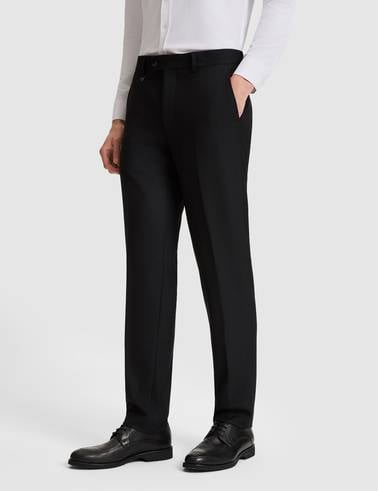 Siyah SLIM TAILORED Kumaş Pantolon