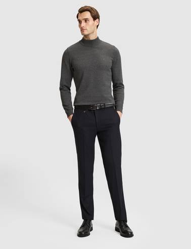 Lacivert SLIM TAILORED Kumaş Pantolon