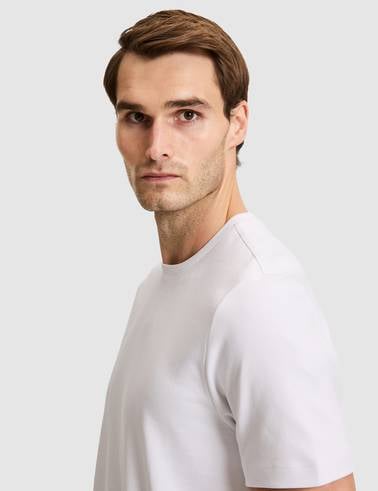 Beyaz Regular Fit Basic Tişört