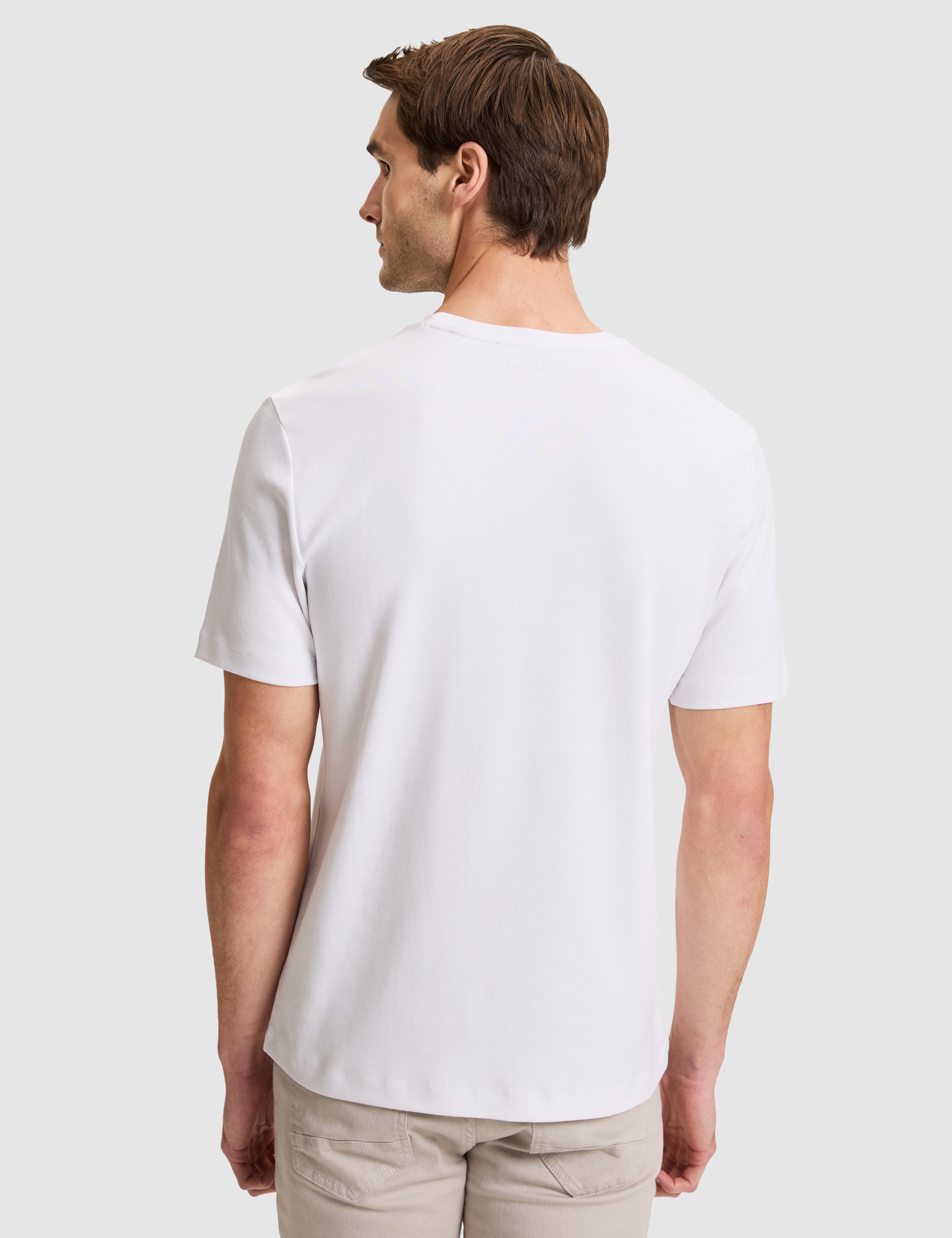 Beyaz Regular Fit Basic Tişört