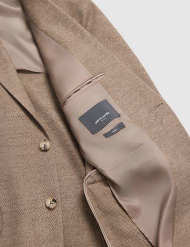 Açık Kahverengi Slim Fit Ceket