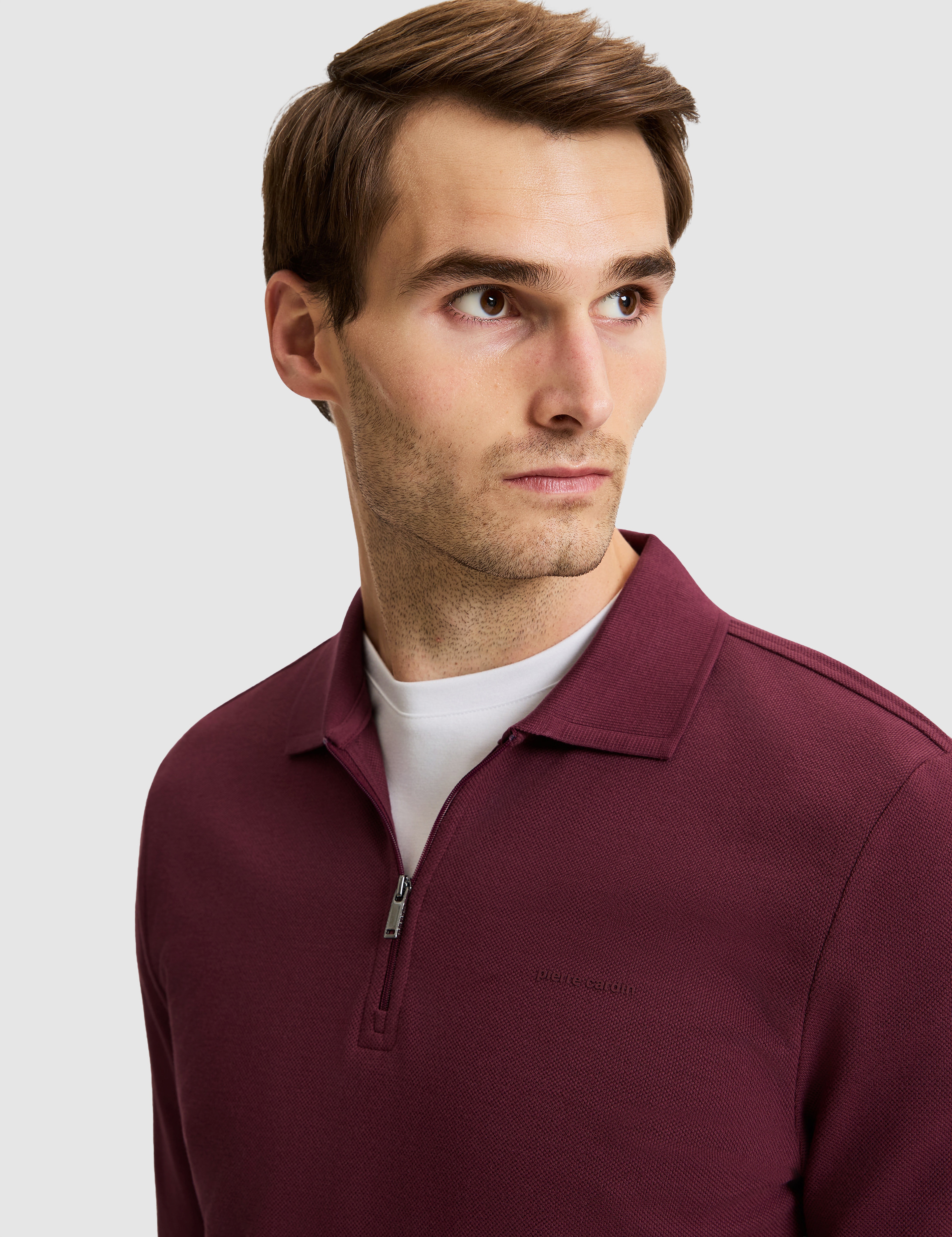 Bordo Slim Fit Basic Sweatshirt - Image 2