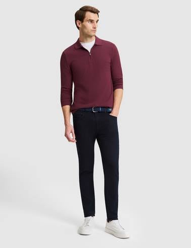 Bordo Slim Fit Basic Sweatshirt