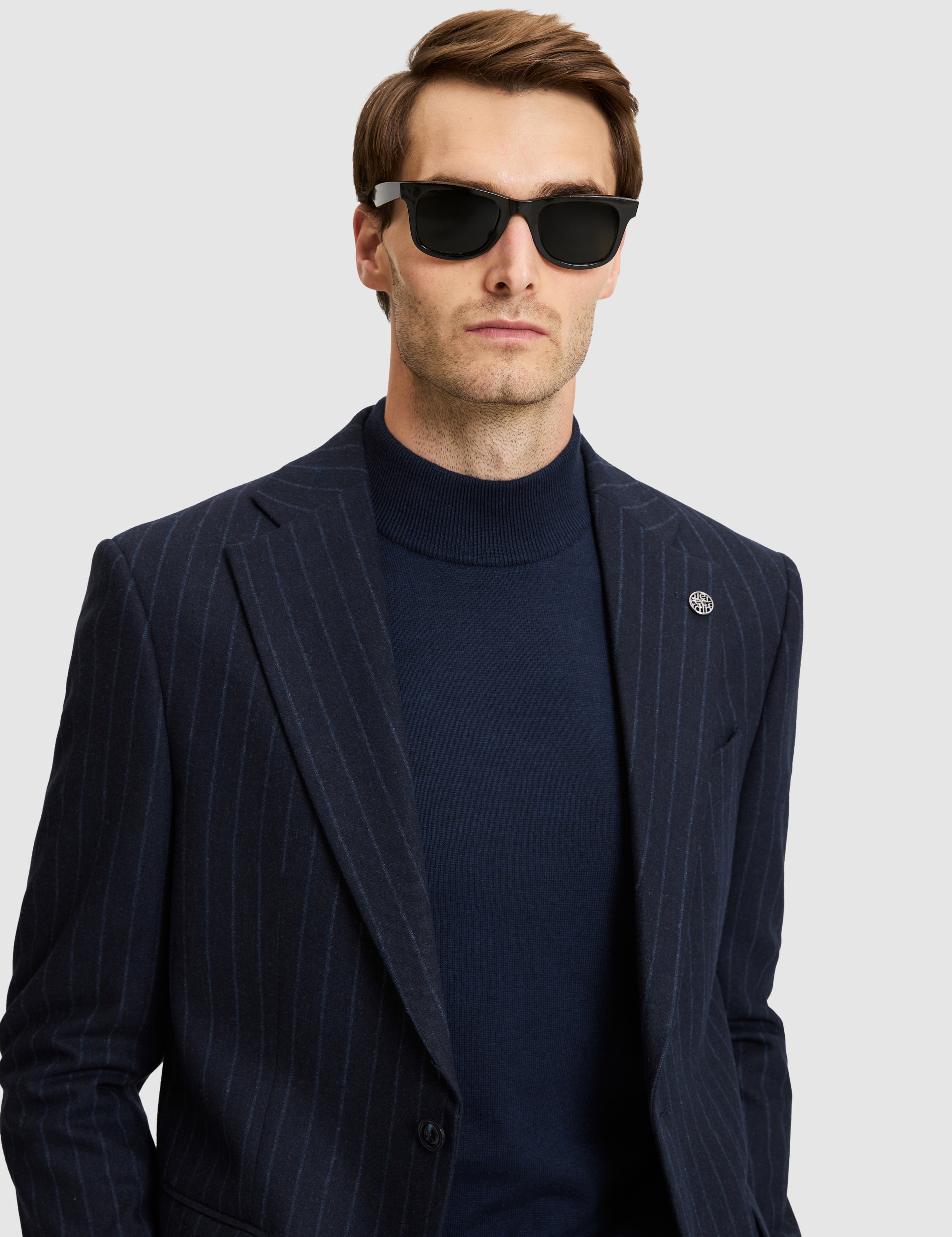 Lacivert Slim Fit Takım Elbise - Image 4
