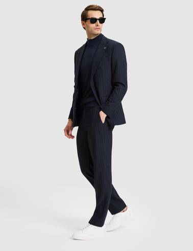 Lacivert Slim Fit Takım Elbise