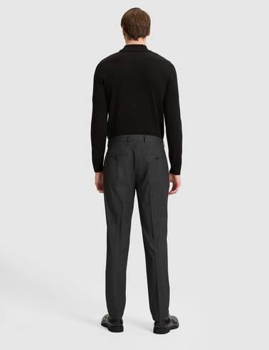 Antrasit SLIM TAILORED Kumaş Pantolon