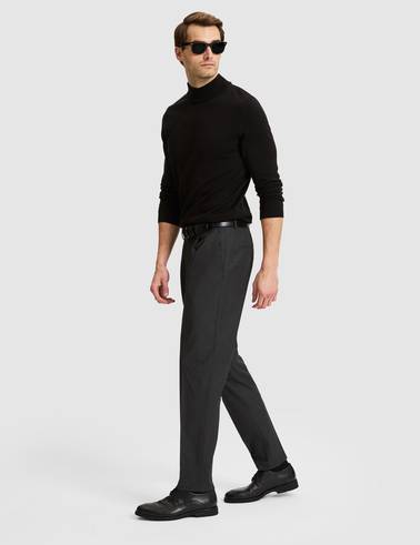 Antrasit SLIM TAILORED Kumaş Pantolon