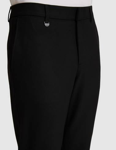 Siyah SLIM TAILORED Kumaş Pantolon